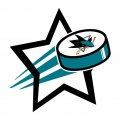 san jose sharks Hockey Goal Star logo Sticker Heat Transfer