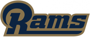 Los Angeles Rams 2016 Wordmark Logo decal sticker