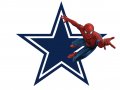 Dallas Cowboys Spider Man Logo Sticker Heat Transfer