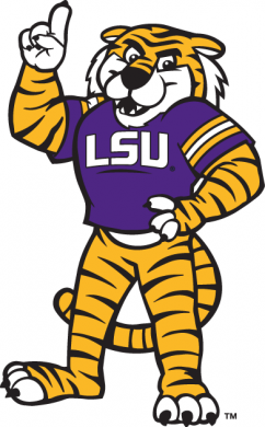 LSU Tigers 2002-2013 Mascot Logo Sticker Heat Transfer