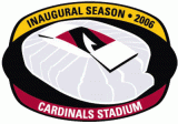 Arizona Cardinals 2006 Stadium Logo Sticker Heat Transfer