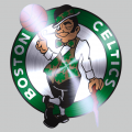 Boston Celtics Stainless steel logo decal sticker