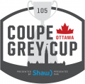 Grey Cup 2017 Unused Logo Sticker Heat Transfer