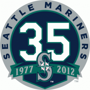 Seattle Mariners 2012 Anniversary Logo decal sticker