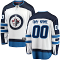 Winnipeg Jets Custom Letter and Number Kits for Away Jersey Material Vinyl