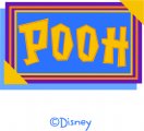 Disney Pooh Logo 08 Sticker Heat Transfer