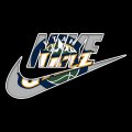 Utah Jazz Nike logo Sticker Heat Transfer