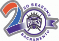 Sacramento Kings 2004-2005 Anniversary Logo Sticker Heat Transfer