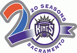 Sacramento Kings 2004-2005 Anniversary Logo decal sticker