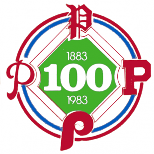 Philadelphia Phillies 1983 Anniversary Logo decal sticker