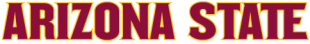 Arizona State Sun Devils 2011-Pres Wordmark Logo 10 decal sticker