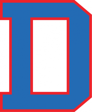 DePaul Blue Demons 1998 Alternate Logo decal sticker