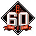 San Francisco Giants 2018 Anniversary Logo Sticker Heat Transfer