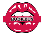Houston Rockets Lips Logo decal sticker