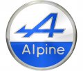 Alpine Emblem Logo decal sticker
