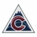 Colorado Avalanche Crystal Logo Sticker Heat Transfer