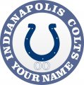 Indianapolis Colts Customized Logo decal sticker