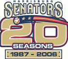 Harrisburg Senators 2006 Anniversary Logo Sticker Heat Transfer