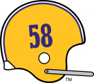 LSU Tigers 1971 Helmet decal sticker
