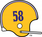 LSU Tigers 1971 Helmet Sticker Heat Transfer