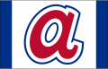 Atlanta Braves 1972-1980 Cap Logo Sticker Heat Transfer