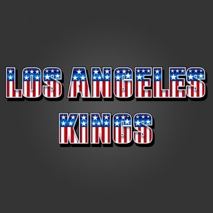 Los Angeles Kings American Captain Logo decal sticker