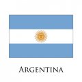 Argentina flag logo Sticker Heat Transfer