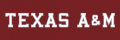 Texas A&M Aggies 2001-Pres Wordmark Logo 03 Sticker Heat Transfer