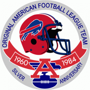 Buffalo Bills 1984 Anniversary Logo 01 Sticker Heat Transfer