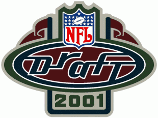 NFL Draft 2001 Logo Sticker Heat Transfer