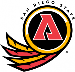 San Diego State Aztecs 1997-2001 Alternate Logo 02 decal sticker