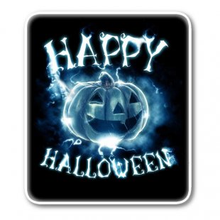 Halloween Logo 25 Sticker Heat Transfer