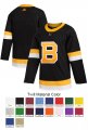 Boston Bruins Custom Letter and Number Kits for Alternate Jersey Material Twill