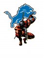 Detroit Lions Deadpool Logo decal sticker