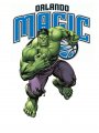 Orlando Magic Hulk Logo Sticker Heat Transfer