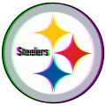 Phantom Pittsburgh Steelers logo decal sticker