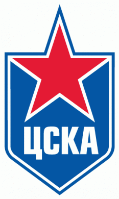 HC CSKA Moscow 2009-2012 Primary Logo Sticker Heat Transfer