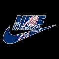 Los Angeles Dodgers Nike logo decal sticker