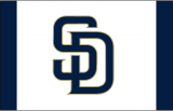 San Diego Padres 2014-2019 Batting Practice Logo decal sticker