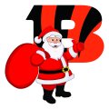 Cincinnati Bengals Santa Claus Logo Sticker Heat Transfer