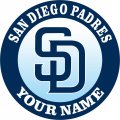 San Diego Padres Customized Logo Sticker Heat Transfer
