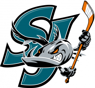 San Jose Barracuda 2015 16-2017 18 Alternate Logo 3 decal sticker