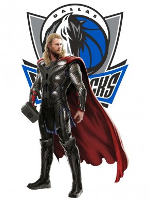 Dallas Mavericks Thor Logo decal sticker