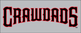 Hickory Crawdads 2016-Pres Jersey Logo 3 decal sticker
