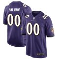 Baltimore Ravens Custom Letter and Number Kits For Purple Jersey Material Vinyl