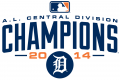 Detroit Tigers 2014 Champion Logo Sticker Heat Transfer