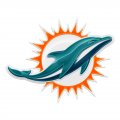 Miami Dolphins Crystal Logo Sticker Heat Transfer