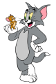 Tom and Jerry Logo 07 Sticker Heat Transfer