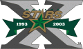 Dallas Stars 2002 03 Anniversary Logo Sticker Heat Transfer