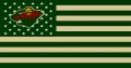 Minnesota Wild Flag001 logo decal sticker